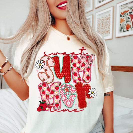 Strawberry Sweet Summer Short Sleeve Tee