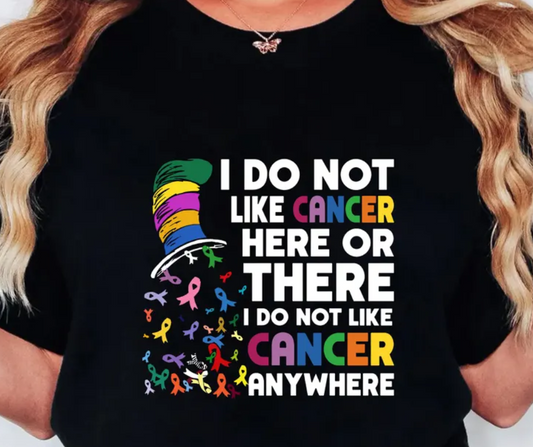 Dr Seuss I Do Not Like Cancer Crewneck Sweatshirt