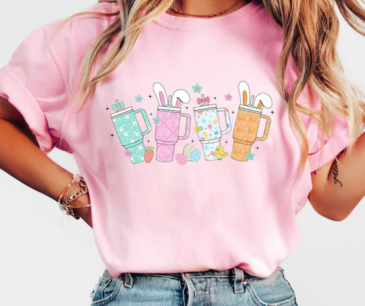 Easter I Love Cups Short Sleeve Tee