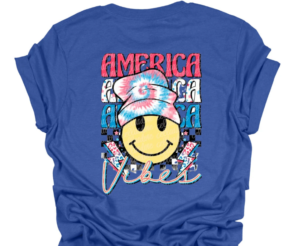 America Vibes Short Sleeve Tee