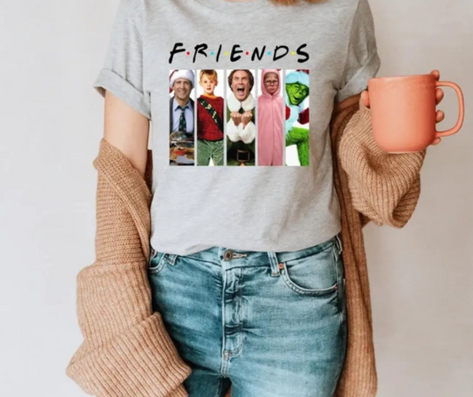 Christmas Friends Short Sleeve Tee