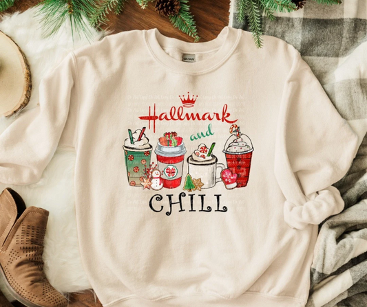 Hallmark and Chill Crewneck Sweatshirt