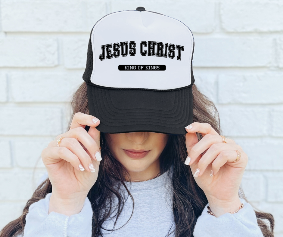 Jesus Christ King of Kings Trucker Cap