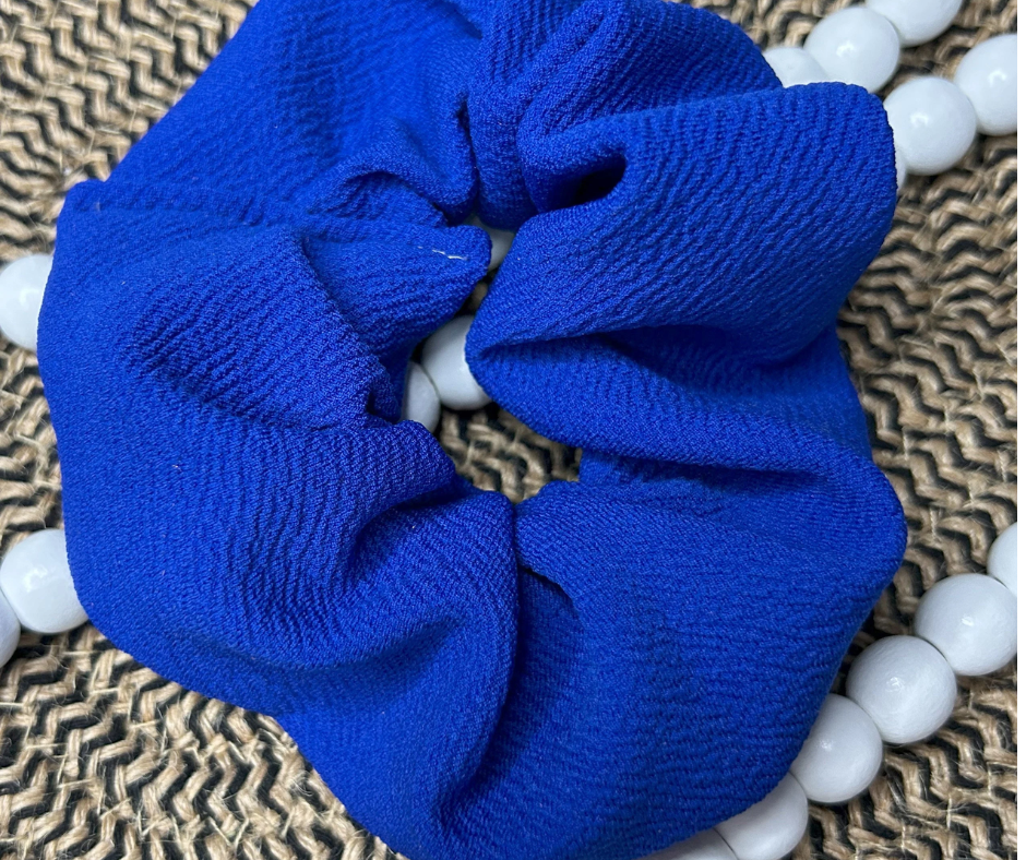 Royal Blue Jumbo Scrunchie