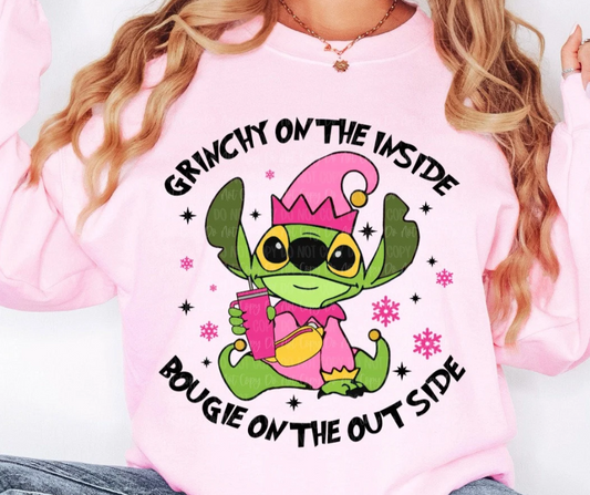 Grinchy and Bougee Crewneck Sweatshirt