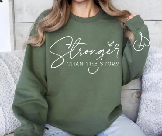 Stronger Than the Storm Crewneck Sweatshirt