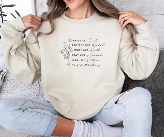 Women of the Bible Crewneck Sweatshirt